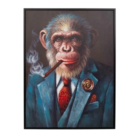 ΠΙΝΑΚΑΣ ΧΕΙΡΟΠΟΙΗΤΟΣ GORILLA ΣΕ ΜΑΥΡΗ ΚΟΡΝΙΖΑ 94Χ123ΕΚ (90Χ120)