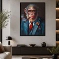 ΠΙΝΑΚΑΣ ΧΕΙΡΟΠΟΙΗΤΟΣ GORILLA ΣΕ ΜΑΥΡΗ ΚΟΡΝΙΖΑ 94Χ123ΕΚ (90Χ120)