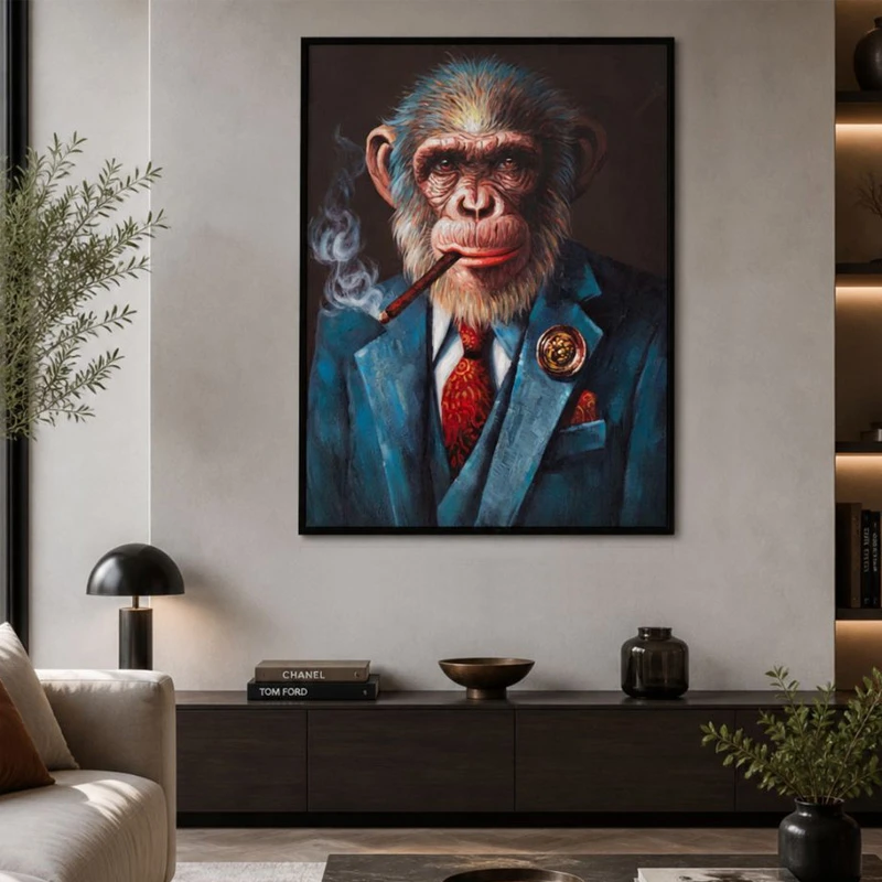 ΠΙΝΑΚΑΣ ΧΕΙΡΟΠΟΙΗΤΟΣ GORILLA ΣΕ ΜΑΥΡΗ ΚΟΡΝΙΖΑ 94Χ123ΕΚ (90Χ120)