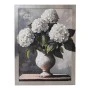 PAINTING WITH WHITE FLOWERS AND FRAME 60X80 CM.