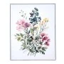 PAINTING WITH MULTICOLORED FLOWERS AND FRAME 40X50 CM.