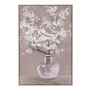 PAINTING WITH A VASE WITH FLOWERS AND FRAME 60X80 CM