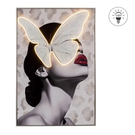 ΠΙΝΑΚΑΣ ΠΕΤΑΛΟΥΔΑ WITH LED LIGHT ΜΕ ΑΣΗΜΙ ΚΟΡΝΙΖΑ ΣΕ ΤΥΠΩΜΕΝΟ ΚΑΜΒΑ 80Χ120ΕΚ