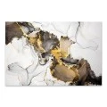 "Abstract Golden Dream" Megapap canvas painting digital printing 140x70x3cm.