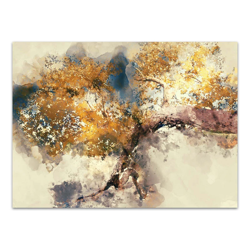"Abstract Tree" Megapap painting on canvas digital printing 100x70x3cm.
