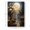 Πίνακας σε καμβά "Dance of Flowers in Moonlight" Megapap ψηφιακής εκτύπωσης 60x90x3εκ.