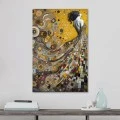 "Elegant Woman" Megapap painting on canvas digital printing 50x75x3cm.
