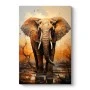 "Elephant Story" Megapap painting on canvas digital printing 60x90x3cm.
