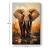 "Elephant Story" Megapap painting on canvas digital printing 60x90x3cm.