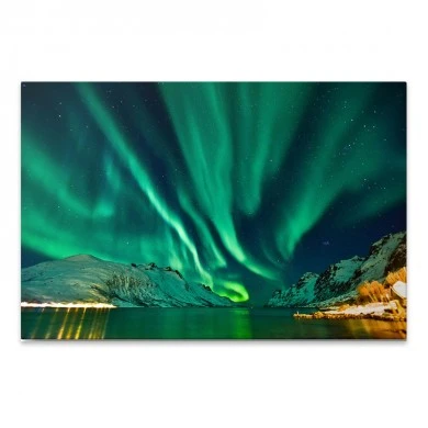 "Aurora Borealis" Megapap painting on canvas digital printing 100x70x3cm.