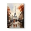 "Autumn in Paris" Megapap painting on canvas digital printing 70x100x3cm.