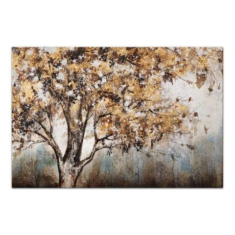 "Autumn Tree" Megapap painting on canvas digital printing 140x100x3cm.
