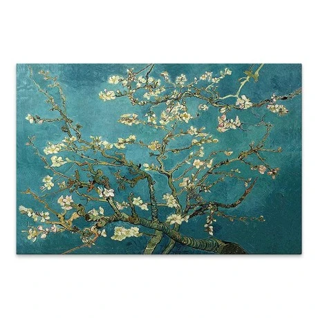 "Blooming Flowers" Megapap painting on canvas digital printing 140x100x3cm.