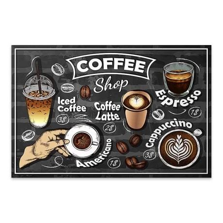 "Coffee Table" Megapap painting on canvas digital printing 60x40x3cm.
