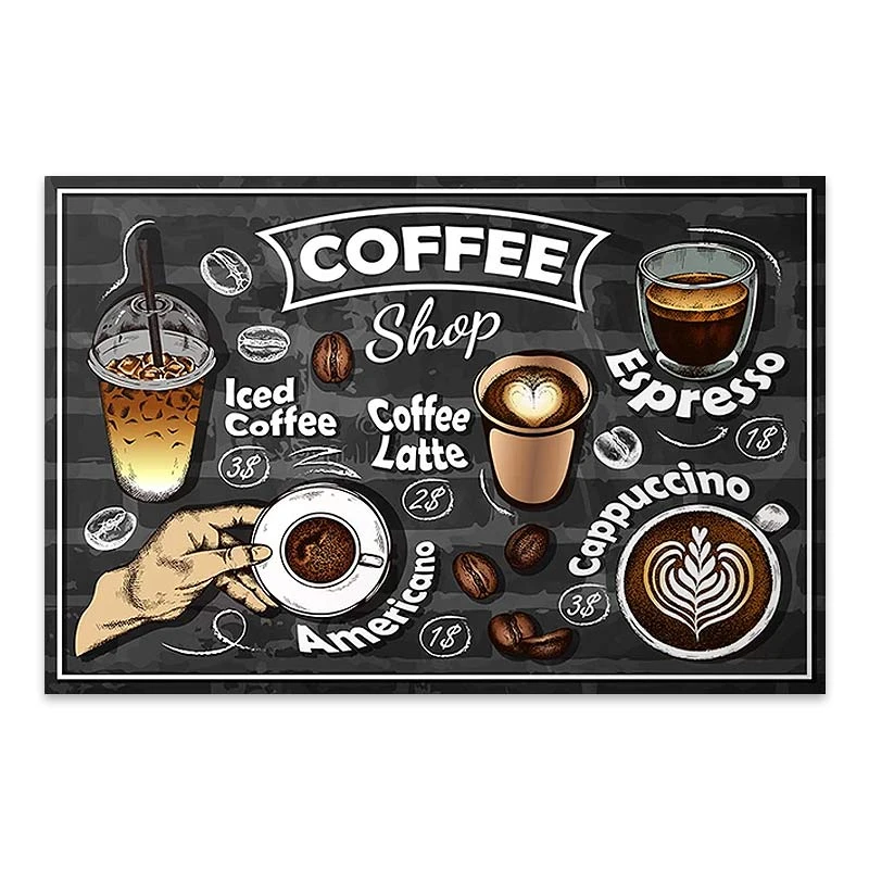 "Coffee Table" Megapap painting on canvas digital printing 60x40x3cm.