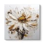 "Daisy" Megapap canvas painting digital printing 80x80x3cm.