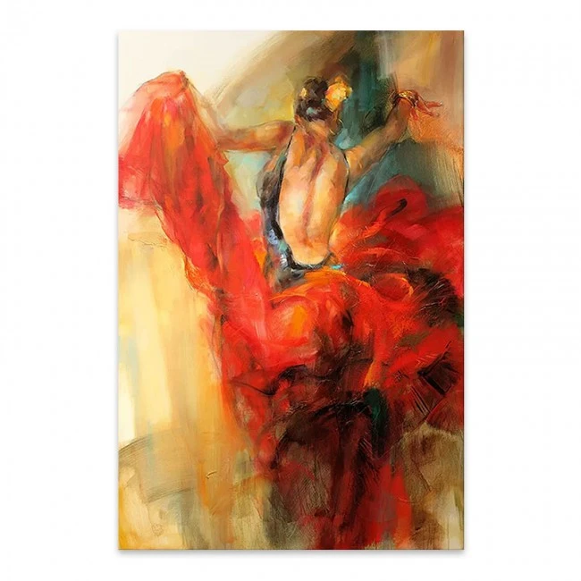 "Dancer" Megapap painting on canvas digital printing 60x90x3cm.