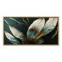 "Exotic Flower" Megapap painting on canvas digital printing with frame 140x70x3cm.