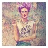 "Frida Punk" Megapap canvas painting digital printing 60x60x3cm.