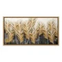 "Gold Leaves" Megapap painting on canvas digital printing with frame 140x70x3cm.