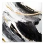 "Golden And Silver Reflections" Megapap painting on canvas digital printing 100x100x3cm.