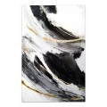"Golden And Silver Reflections" Megapap painting on canvas digital printing 70x100x3cm.