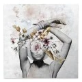"Hidden Face" Megapap canvas painting digital printing  100x100x3cm.