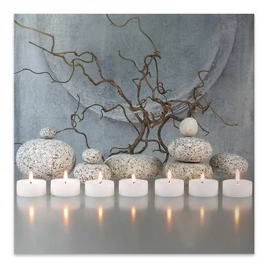 "Meditation" Megapap painting on canvas digital printing 60x60x3cm.