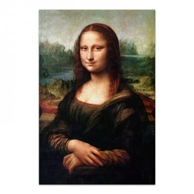 "Mona Lisa" Megapap painting on canvas digital printing 70x100x3cm.