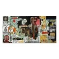 "Notary" Megapap painting on canvas digital printing 80x40x3cm.