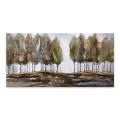 "Poplars" Megapap painting on canvas digital printing 125x80x3cm.