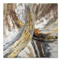 "Routes" Megapap painting on canvas digital printing 100x100x3cm.