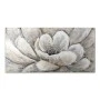 "Silver Flowers" Megapap painting on canvas digital printing 140x70x3cm.