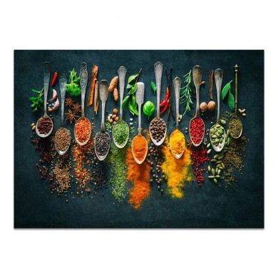 "Spices" Megapap painting on canvas digital printing 70x50x3cm.