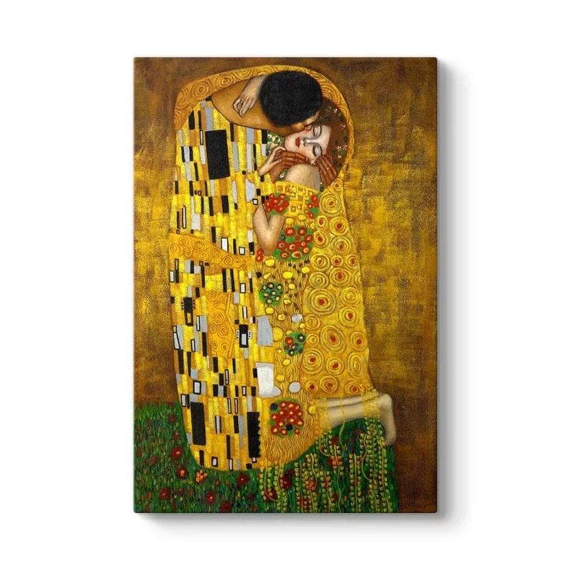 "The Kiss" Megapap painting on canvas digital printing 80x125x3cm.