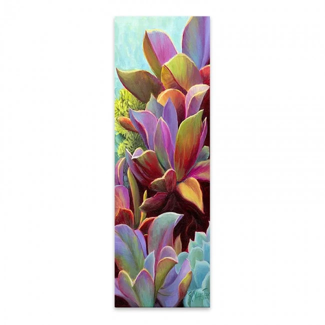 "Underwater Plants" Megapap painting on canvas digital printing 30x90x3cm.