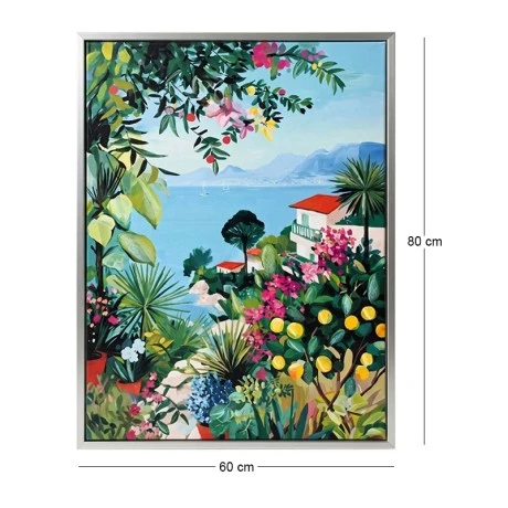 PAINTING OF A SEASCAPE WITH FRAME 60X80 CM