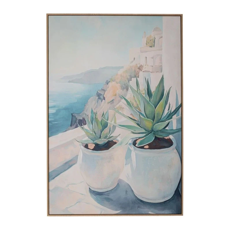 PLANT ΠΙΝΑΚΑΣ ΣΕ ΤΥΠΩΜΕΝΟ ΚΑΜΒΑ ΜΕ ΚΟΡΝΙΖΑ 80Χ120ΕΚ