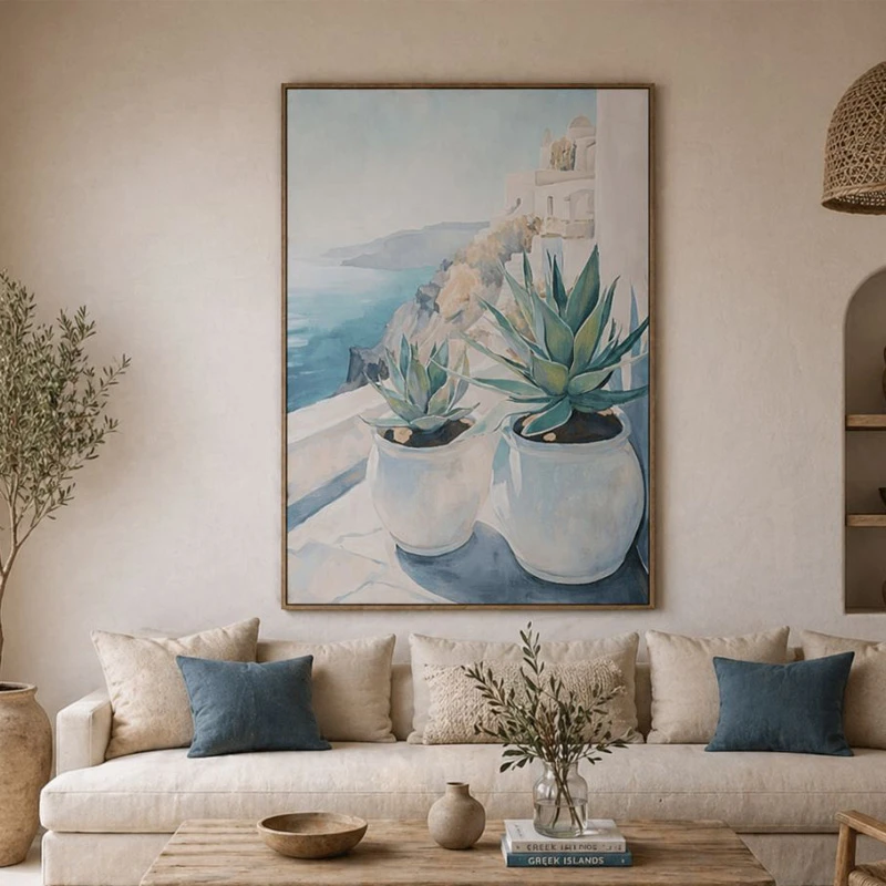 PLANT ΠΙΝΑΚΑΣ ΣΕ ΤΥΠΩΜΕΝΟ ΚΑΜΒΑ ΜΕ ΚΟΡΝΙΖΑ 80Χ120ΕΚ