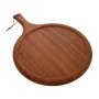 BROWN WOODEN CHOPPING BOARD D30X2CM