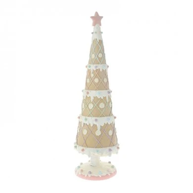 RESIN GINGERBREAD TREE 18Χ18Χ61 CM