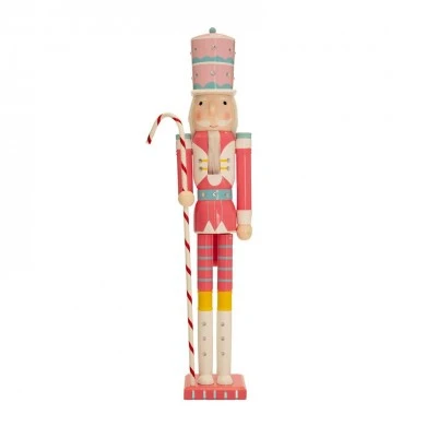 MULTICOLOR WOODEN NUTCRACKER 28Χ25Χ150CM