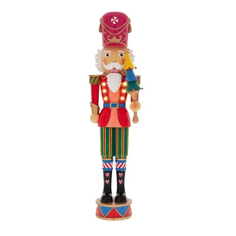 LED COLOURFULL RESIN NUTCRACKER 13X9X46CM
