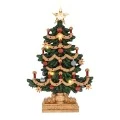 RESIN MULTI XMAS TREE WITH LED 32Χ9.5Χ48.5CM