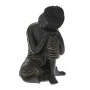 DECO POLYRESIN BLACK BUDDHA SITTING 22x21x31CM
