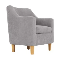 BETA Armchair Light Grey Fabric