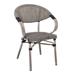 COSTA Armchair Alu Antique Grey/Textilene Beige COSTA Armchair Alu Antique Grey/Textilene Beige