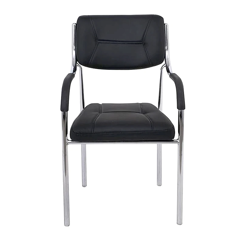 ALPHA Armchair Chrome/Black Pu