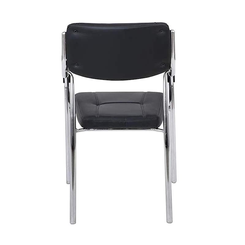 ALPHA Armchair Chrome/Black Pu