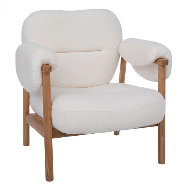 ΠΟΛΥΘΡΟΝΑ ΚΑΦΕ ΞΥΛΙΝΗ ΜΕ ΚΡΕΜ ΜΠΟΥΚΛΕ ΥΦΑΣΜΑ 83Χ80Χ84ΕΚ